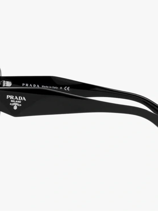 Prada Black Geometric Oversized Sunglasses - Picture 5 of 10
